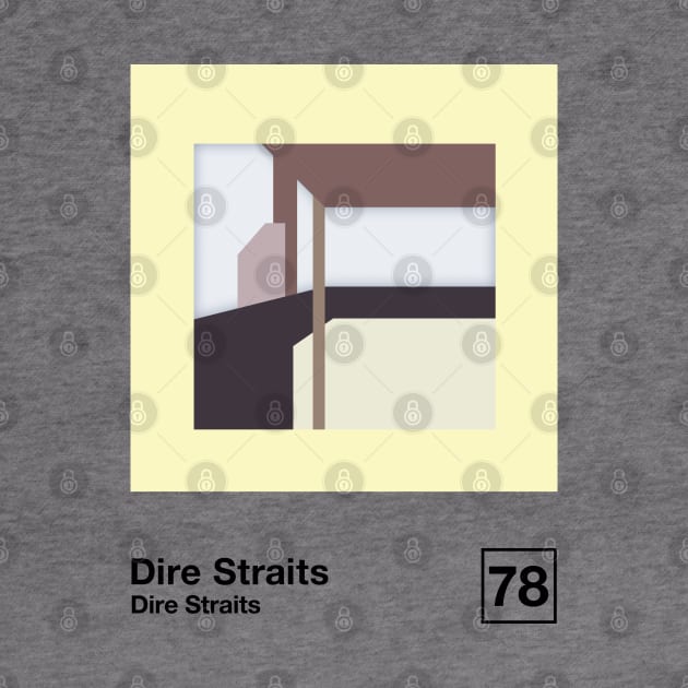 Dire Straits / Minimalist Style Graphic Poster Design by saudade